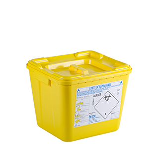 Container for biohazard waste