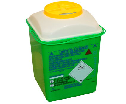 contenedor-hospitalario-10L-verde