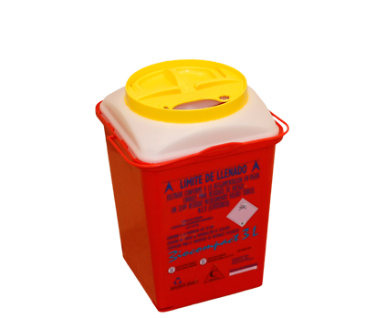 contenedor-hospitalario-3L-rojo