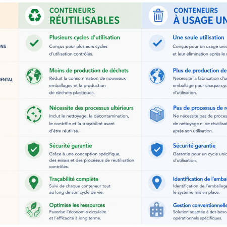 réutilisables ou à usage unique